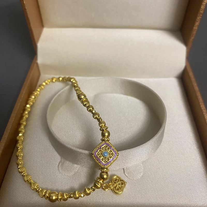 New Ethnic Fashion - ใหม่แปรงสไตล์ชาติพันธุ์ Rhombus กําไลข้อมือผู้หญิงคุณภาพสูงแฟชั่น Beaded Charm สร้อยข้อมือจี้เครื่องประดับ