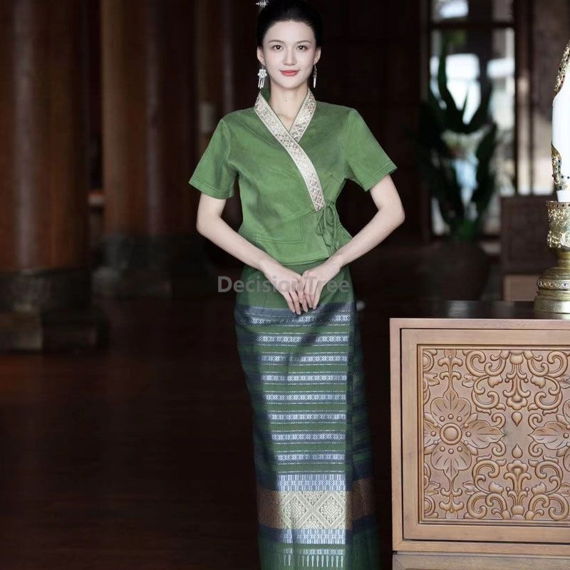 Batik Sarong Wrap - 2025 อารมณ์สไตล์เอเชียตะวันออกเฉียงใต้ประเทศไทยเสื้อผ้าจีนยูนนานสไตล์ชาติพันธุ์ลักษณะเสื้อผ้าอินเทรนด์เสื้อผ้าบาง