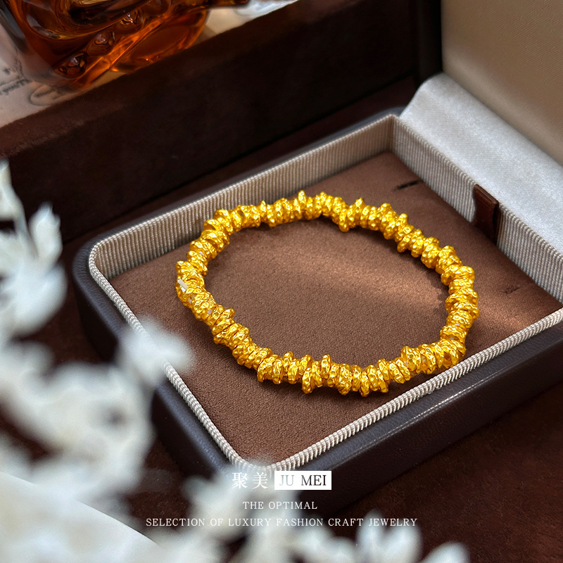 Ethnic Fashion Store - ร้านทองคำแท้ 9999 24K สร้อยข้อมือทองคำผู้หญิงแบบเดียวกับที่ร้าน แฟชั่น ของขวัญ