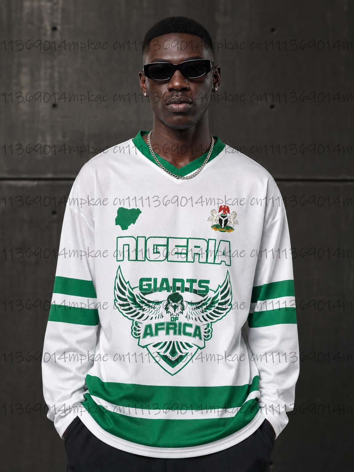 Men'S Ethnic Fashion Trends - เสื้อยืดแขนยาวคอวีผู้ชาย ฤดูใบไม้ร่วง 2026 ลายพิมพ์สไตล์สตรีทแนวชาติพันธุ์ แฟชั่นเสื้อทรงหลวมสไตล์เรโทรแนวสปอร์ต เสื้อผู้ชาย