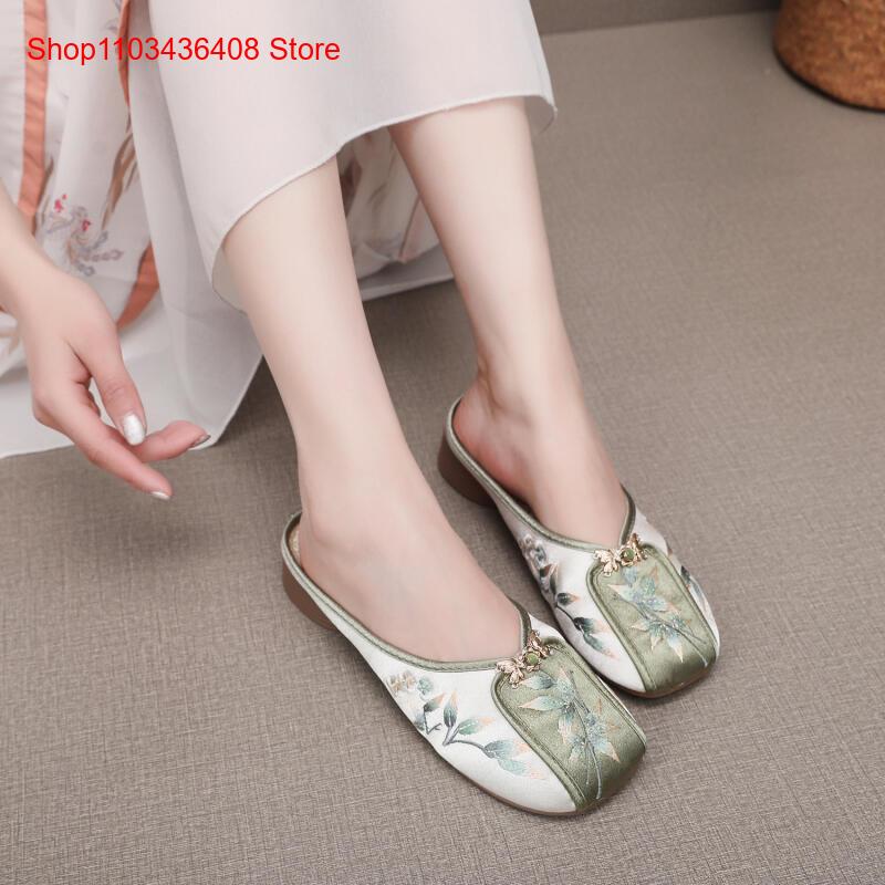 รองเท้าแตะปักลายใหม่สำหรับใส่ใ - The Ethnic Fashion บทวิจารณ์และราคา