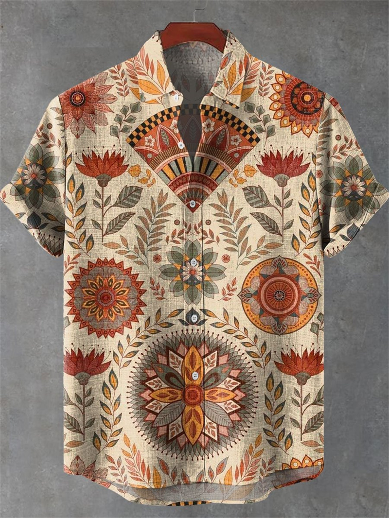 เสื้อแขนสั้นผู้ชาย Vintage Tri - Men'S Ethnic Fashion Trends บทวิจารณ์และราคา