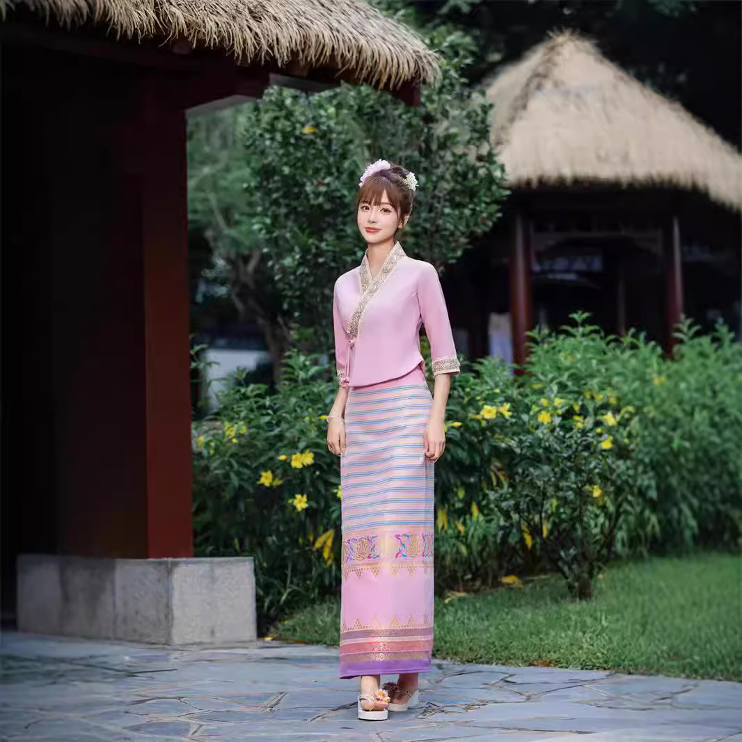 ประเทศไทยพม่าผู้หญิง Dai เสื้อ - Batik Sarong Wrap บทวิจารณ์และราคา