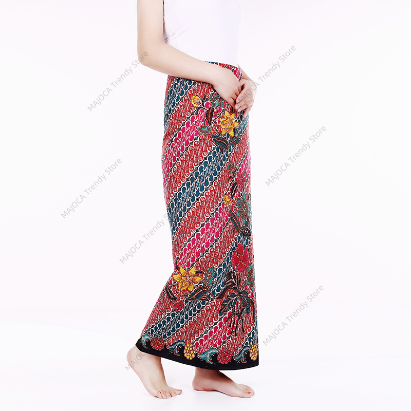ผ้าคลุมแบบเอเชียตะวันออกเฉียงใ - Batik Sarong Wrap บทวิจารณ์และราคา