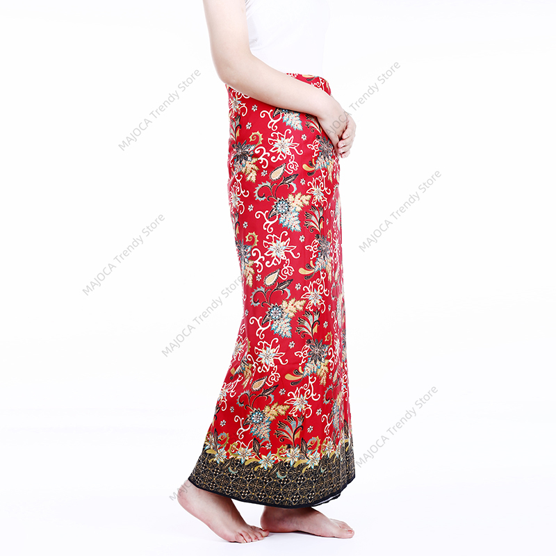 ผ้าคลุมแบบเอเชียตะวันออกเฉียงใ - Batik Sarong Wrap บทวิจารณ์และราคา