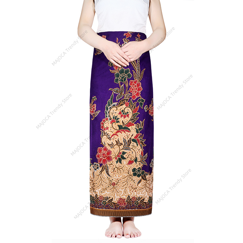 ผ้าคลุมแบบเอเชียตะวันออกเฉียงใ - Batik Sarong Wrap บทวิจารณ์และราคา