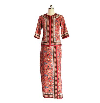 สิงคโปร์แอร์ไลน์เที่ยวบิน Atte - Batik Sarong Wrap บทวิจารณ์และราคา