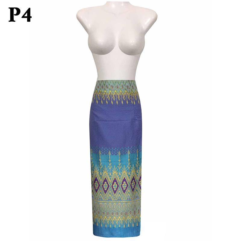 ชุดเดรสไทย Dai เสื้อผ้าแบบดั้ง - Batik Sarong Wrap บทวิจารณ์และราคา