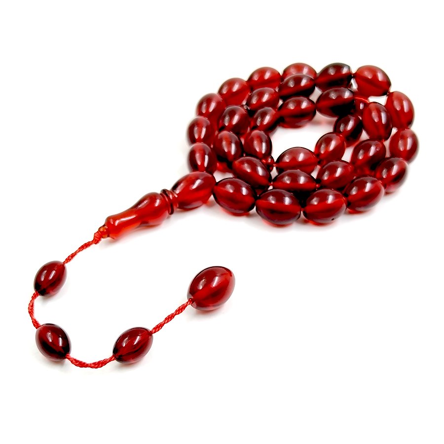 ลูกประคำเรซิ่นสีแดง 33 เม็ด สร - Ethnic Fashion Store บทวิจารณ์และราคา