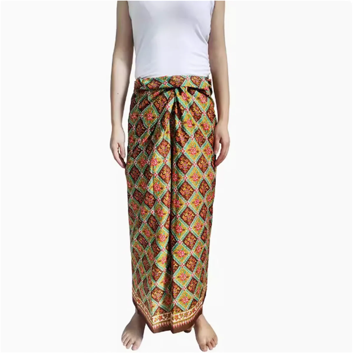 กระโปรงท่อ unisex ของมาเลเซียไ - Batik Sarong Wrap บทวิจารณ์และราคา