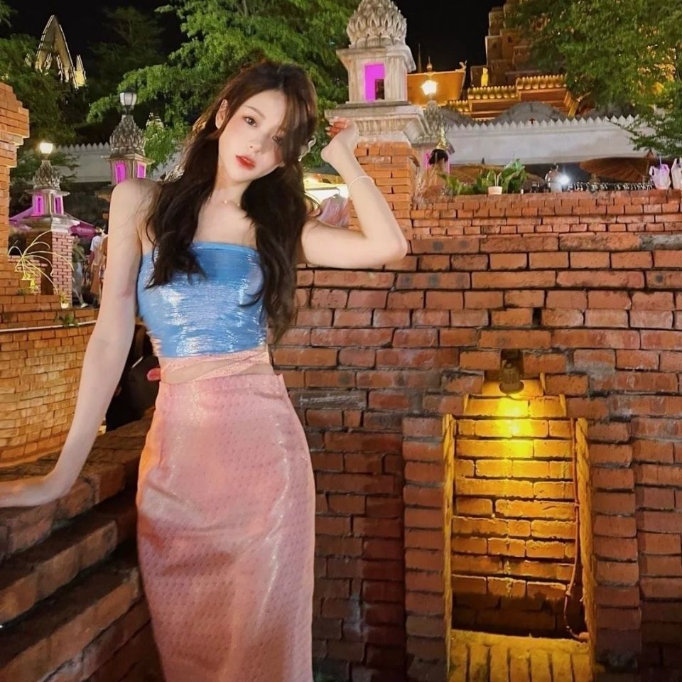 ชุดประจําชาติไทย ชุดชาติพันธุ์ - Batik Sarong Wrap บทวิจารณ์และราคา