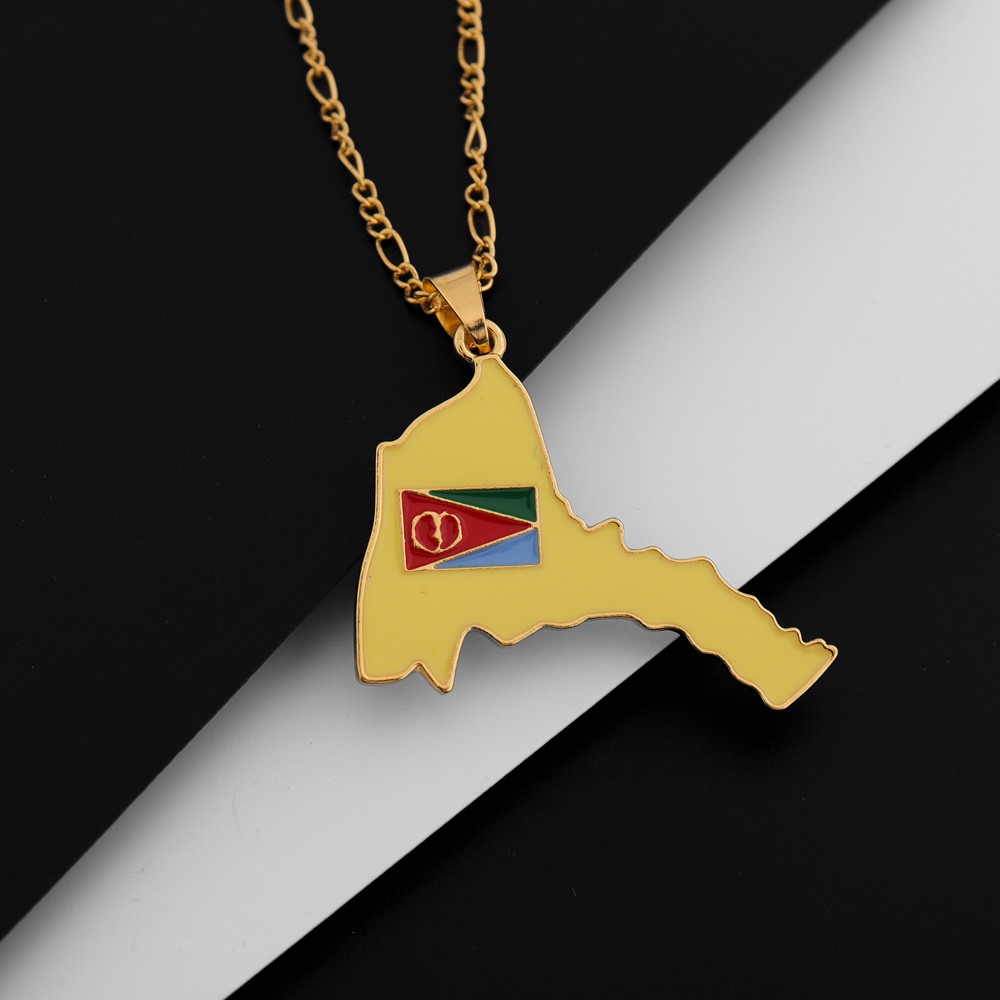 สร้อยคอจี้แผนที่ Eritrea ประณี - Men'S Ethnic Fashion Trends บทวิจารณ์และราคา