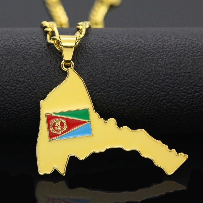 สร้อยคอจี้แผนที่ Eritrea ประณี - Men'S Ethnic Fashion Trends บทวิจารณ์และราคา