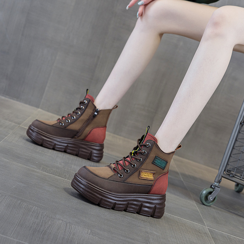 รองเท้าบูทแพลตฟอร์มสำหรับผู้หญ - The Ethnic Fashion บทวิจารณ์และราคา